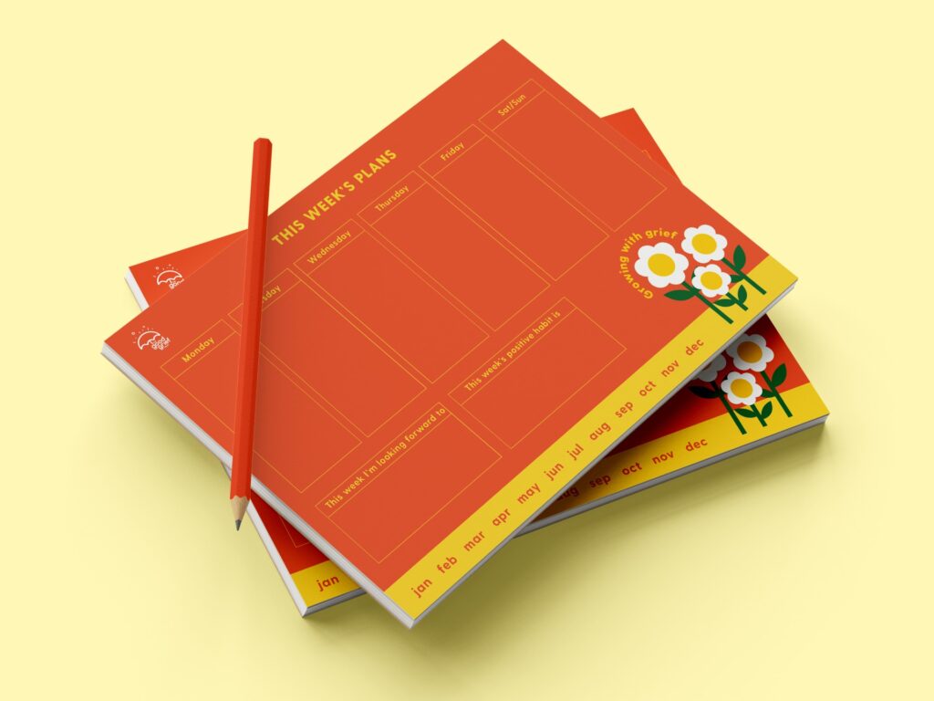 growing with grief planner