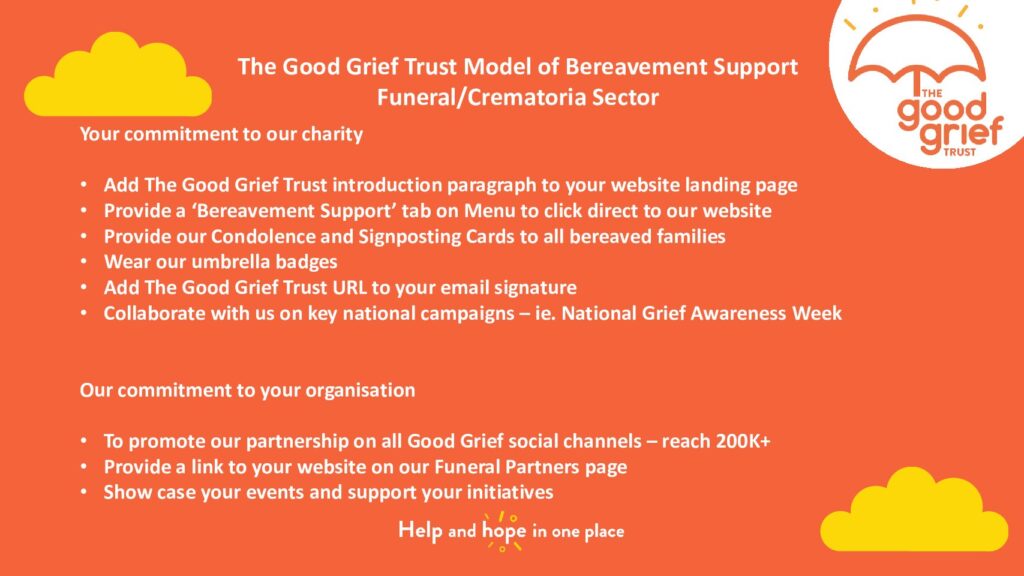 Funerals Page – Model of Support